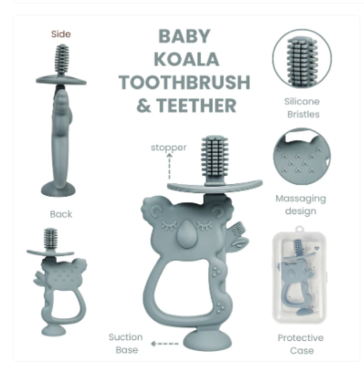 Training Toothbrush Oral Care Koala (Blue)
