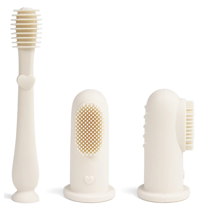(3pc) Oral Care Set for Baby (Ivory) 3m+