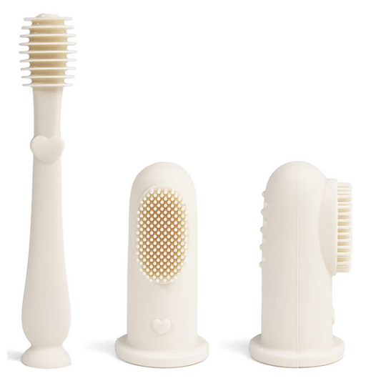 (3pc) Oral Care Set for Baby (Ivory) 3m+